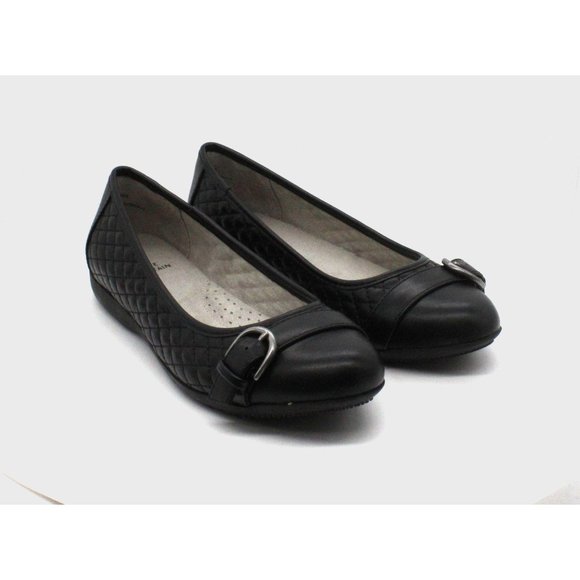 White Mountain Shoes - White Mountain Cadence Buckled Flats Women's Shoes